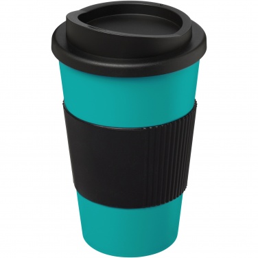 Logotrade meene foto: Americano® 350 ml silikoonist võruga kohvitops