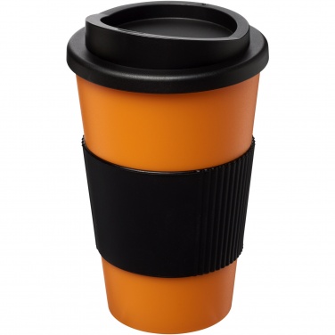 Logo trade reklaamkingid foto: Americano® 350 ml silikoonist võruga kohvitops