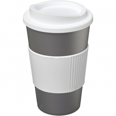 Logotrade meened pilt: Americano® 350 ml silikoonist võruga kohvitops