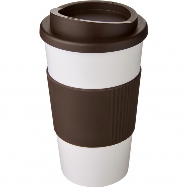 Logo trade ärikingid foto: Americano® 350 ml silikoonist võruga kohvitops