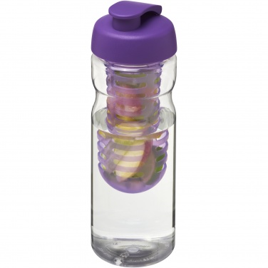 Logo trade reklaamkingi pilt: H2O Active® Base 650 ml keeratava kaanega spordipudel ja infusioon
