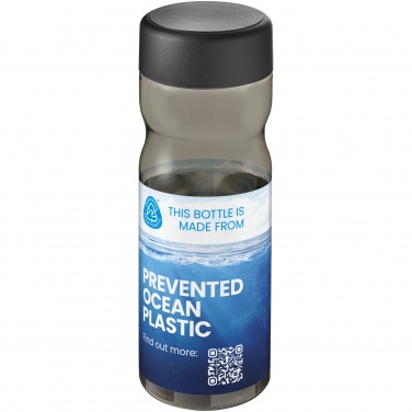 Logo trade firmakingituse pilt: H2O Active® Eco Base 650 ml keeratava korgiga veepudel