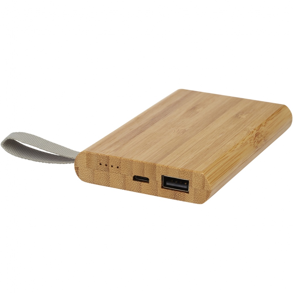 Logotrade firmakingitused pilt: Tulda 5000 mAh bambusest akupank