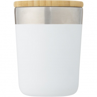 Logotrade reklaamkingituse foto: Lagan 300 ml roostevabast terasest termostops bambusest kaanega