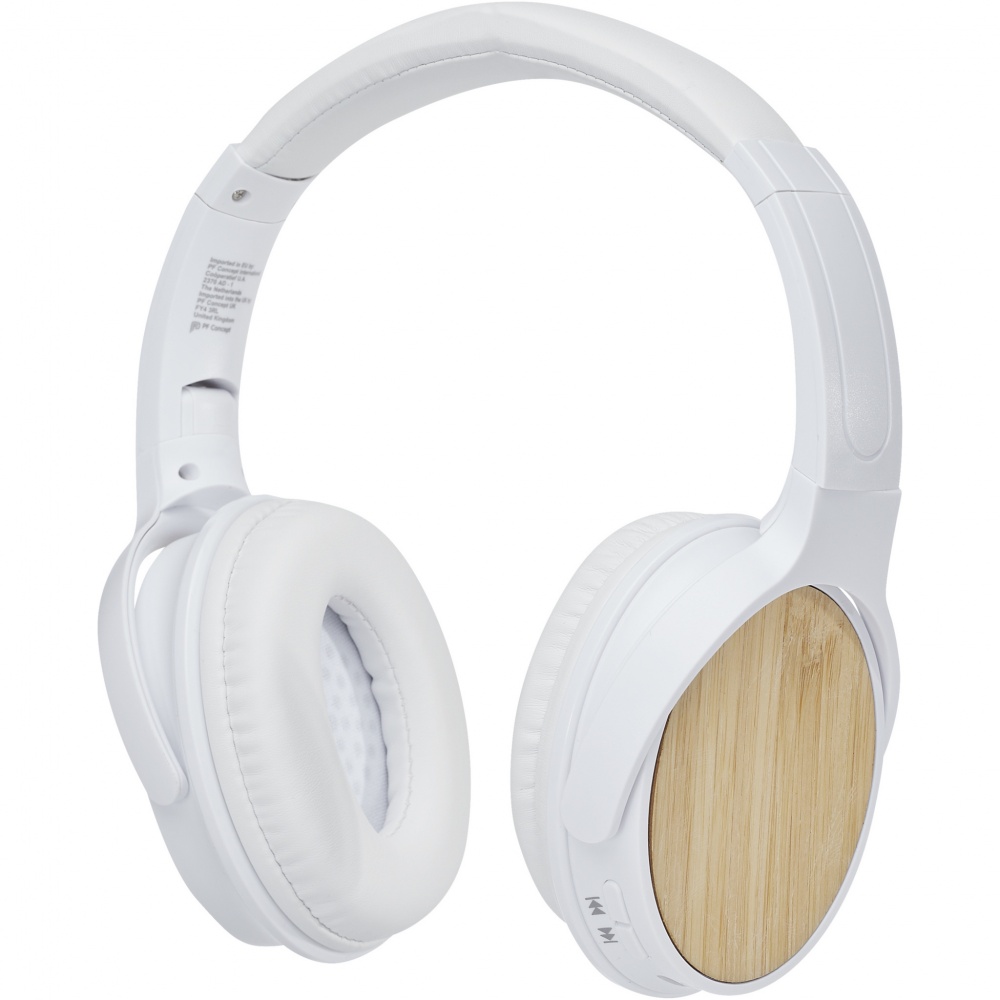 Logotrade meene foto: Athose bambusest Bluetooth® kõrvaklapid mikrofoniga