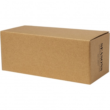 Logotrade reklaamtoote foto: Manti 2-osaline 100 ml topeltseinaga klaasist tass bambusest alusega 
