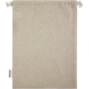 Logo trade ärikingi pilt: Pheebs 150 g/m² GRS taaskasutatud puuvillast kingikott suur 4L