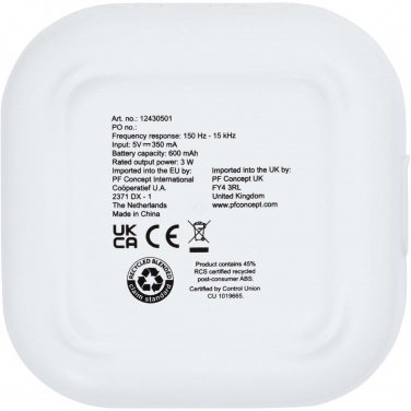 Logotrade reklaamkingi foto: Stark 2.0 3W mini RCS taaskasutatud plastikust Bluetooth® kõlar