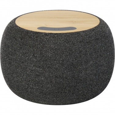 Logo trade firmakingitused foto: Ecofiber bambusest/RPET Bluetooth® kõlar ja juhtmevaba laadimisalus