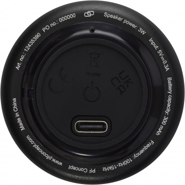 Logotrade ärikingi foto: Rise 3W RCS taaskasutatud alumiiniumist Bluetooth® minikõlar 