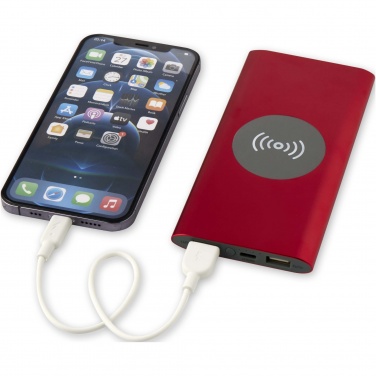 Logotrade firmakingid pilt: Juice 8000 mAh Type-C taaskasutatud alumiiniumist juhtmevaba toitepank