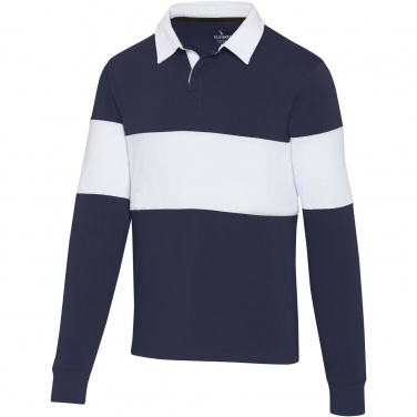 Logo trade firmakingituse pilt: Clyde unisex orgaaniline ragbi polo dressipluus