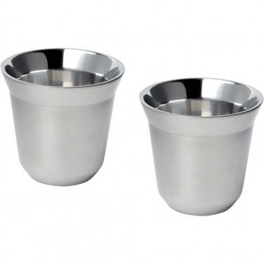 Logotrade reklaamtooted pilt: Duo 80 ml RCS sertifikaadiga roostevabast terasest espressotassi komplekt 