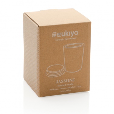 Logotrade reklaamkingitused pilt: Ukiyo deluxe lõhnaküünal bambusest kaanega