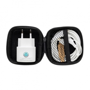 Logo trade reklaamkingituse pilt: Boost RCS taaskasutatud PET 20W tüüpi C 2 tk laadimiskomplekt