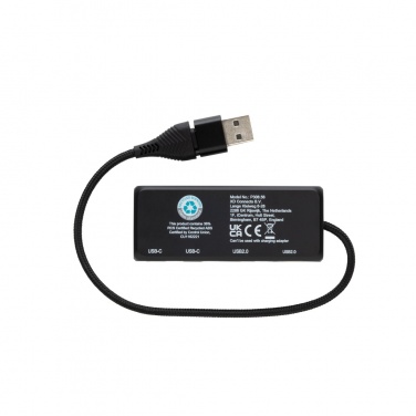 Logo trade ärikingi pilt: Link RCS-i taaskasutatud plastist ja bambusest kahe sisendiga USB-jaotur