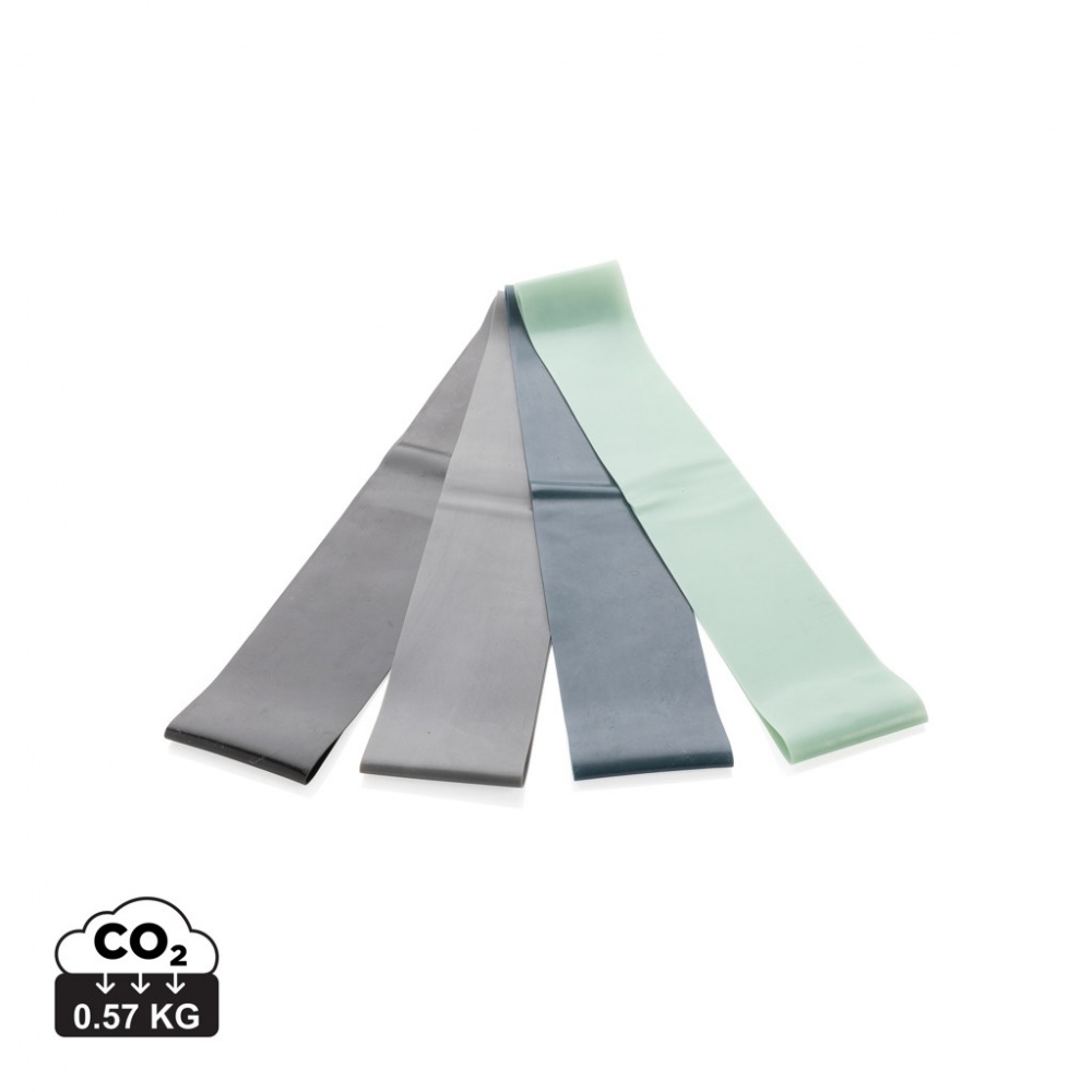 Logo trade reklaamkingi pilt: 4tk elastsed fitness-rihmad kotis