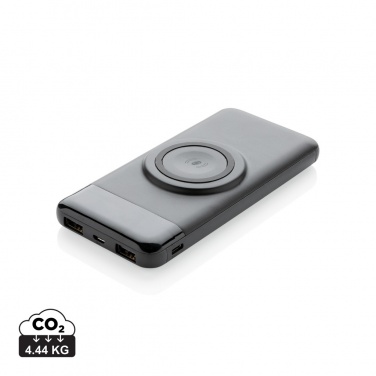 Logo trade reklaamkingitused foto: 10 000 mah juhtmevaba akupank koos kellalaadijaga