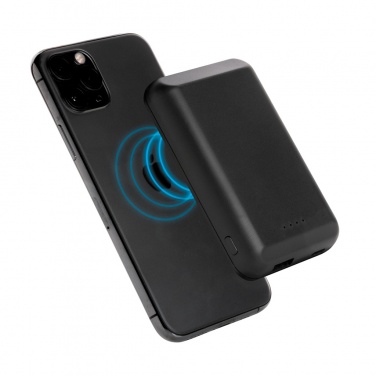 Logo trade ärikingituse pilt: Magnetiline 5000 mAh 5W juhtmevaba akupank