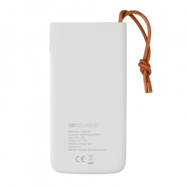 Logotrade reklaamkingi foto: Aria 8000 mAh 5W juhtmevaba laadimise akupank