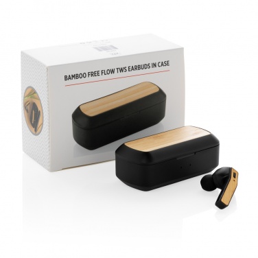 Logotrade ärikingitused pilt: Bamboo Free Flow TWS kõrvaklappide ümbris