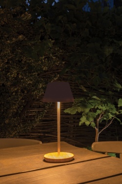 Logotrade reklaamkingituse foto: Pure Glow RCS usb-taaslaetav taaskasutatud plastikust laualamp