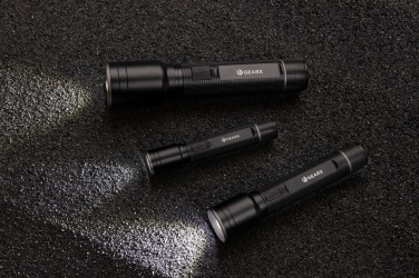 Logotrade meened pilt: Gear X RCS taaskasutatud alumiiniumist USB-taaslaetav suur taskulamp
