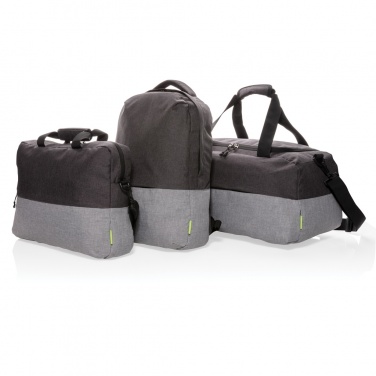 Logo trade meene pilt: Duo värviline RPET 15,6" RFID sülearvuti seljakott PVC-vaba