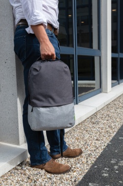 Logotrade reklaamtoote foto: Duo värviline RPET 15,6" RFID sülearvuti seljakott PVC-vaba