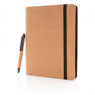 Logo trade firmakingituse pilt: Deluxe korgist portfolio A5 koos pliiatsiga