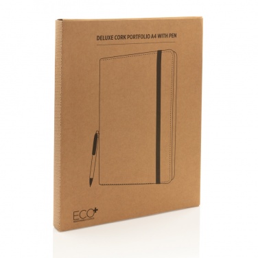 Logotrade reklaamkingid pilt: Deluxe korgist portfolio A4 koos pliiatsiga