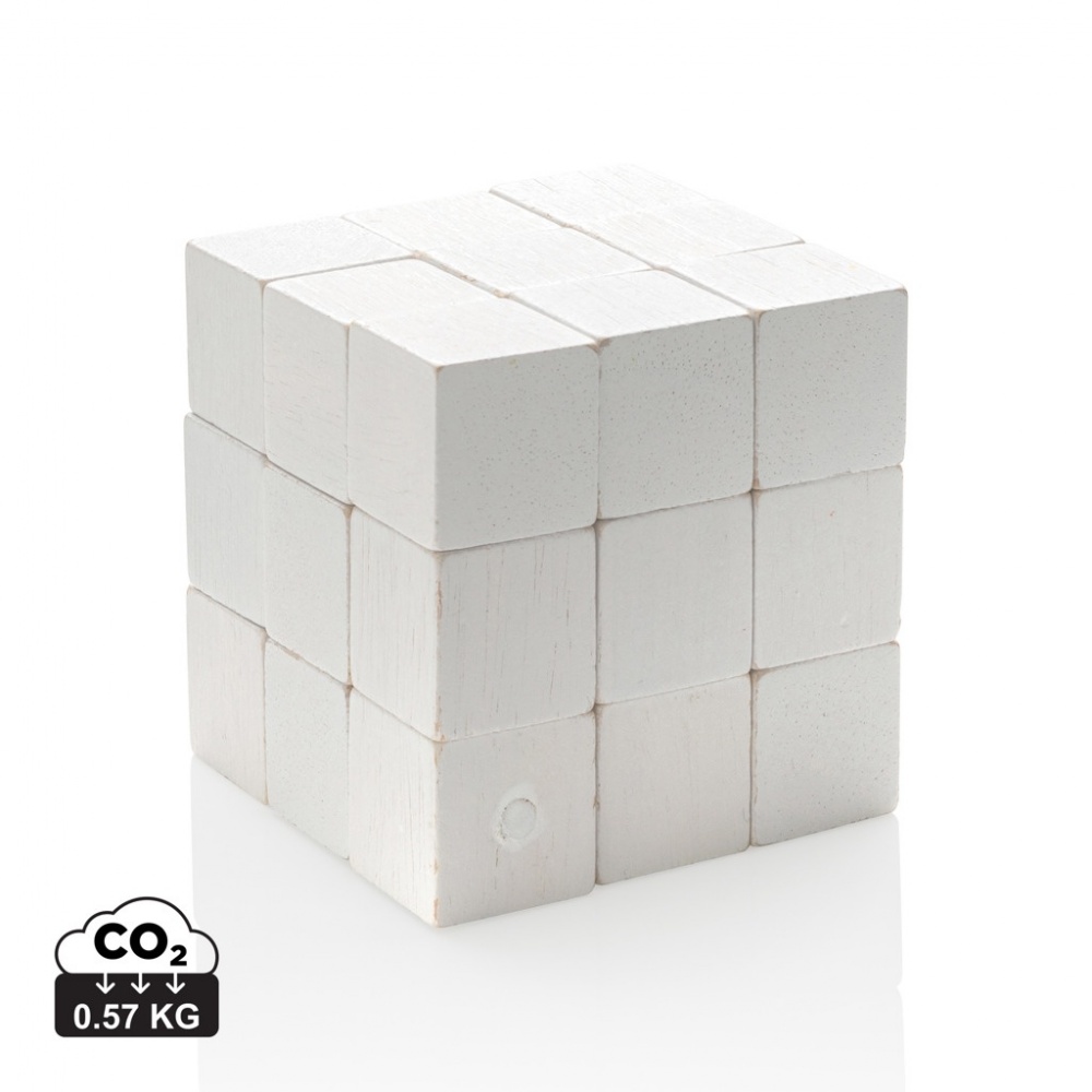 Logotrade ärikingituse foto: Puidust ajumäng lõuendikotis