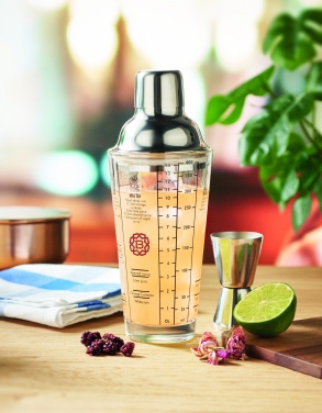 Logo trade reklaamkingituse pilt: Klaasist kokteilišeiker 400 ml