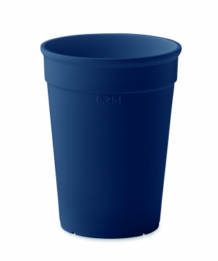 Logotrade firmakingitused pilt: Taaskasutatud plastikust tass, 250 ml