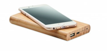 Logotrade ärikingitused pilt: 6000 mAh bambusest akupank