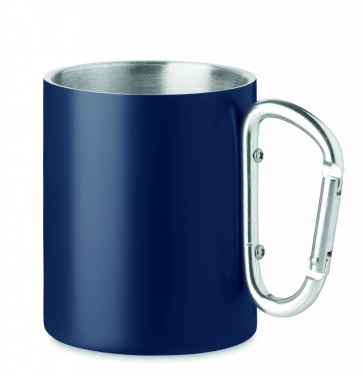 Logo trade firmakingid foto: Kaheseinaline metallist kruus 300 ml