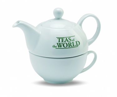 Logo trade meene pilt: Teekannu ja tassi komplekt 400 ml
