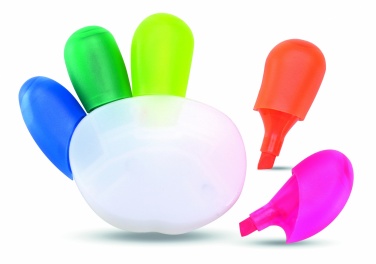 Logotrade meened pilt: 5 värvi highlighter