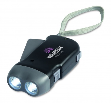 Logo trade firmakingi pilt: 2 LED-dünamo taskulamp