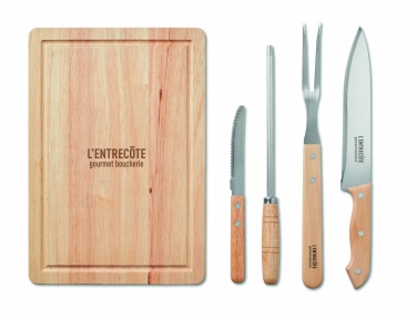 Logo trade reklaamkingituse pilt: Komplektis 4 BBQ grillimistarvikut