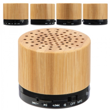 Logo trade reklaamkingi pilt: Bambusest bluetooth kõlar FLEEDWOOD