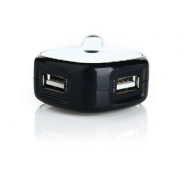 Logotrade reklaamtoote foto: Kahekordne USB autolaadija