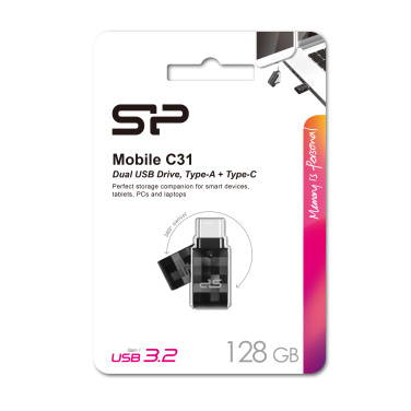 Logotrade firmakingitused pilt: Pendrive USB/tüüp - C Silicon Power Mobile C31 3.0 OTG