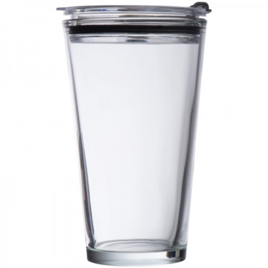 Logotrade reklaamkingitused pilt: Kaanega klaasist kruus WATTENSCHEID 400 ml