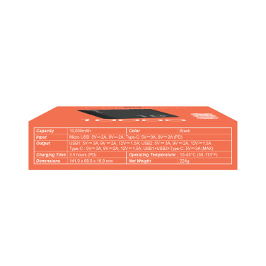 Logotrade reklaamkingituse foto: Akupank SILICON POWER QP15 10000 MAH