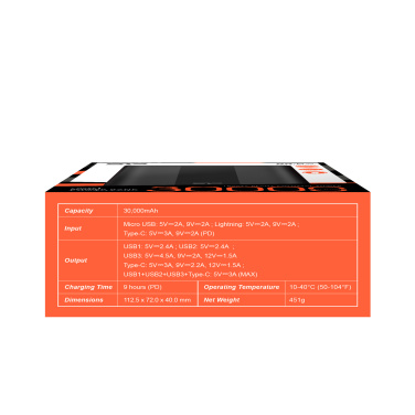 Logotrade reklaamkingitused pilt: Akupank SILICON POWER QX55 30000 MAH