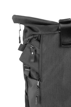 Logo trade reklaamtoote pilt: Rolltop seljakott ELBERT Schwarzwolf