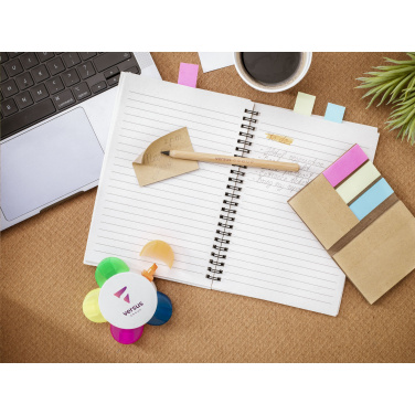 Logotrade firmakingituse foto: Piimakarbis taaskasutatud StickyMemo paberist memopad