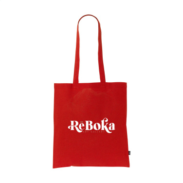 Logo trade ärikingituse pilt: Shoppy värvikott GRS taaskasutatud puuvillast (150 g/m²)