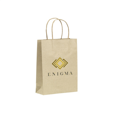 Logo trade firmakingitused foto: Leaf It Bag taaskasutatud murupaber (120 g/m²) M
